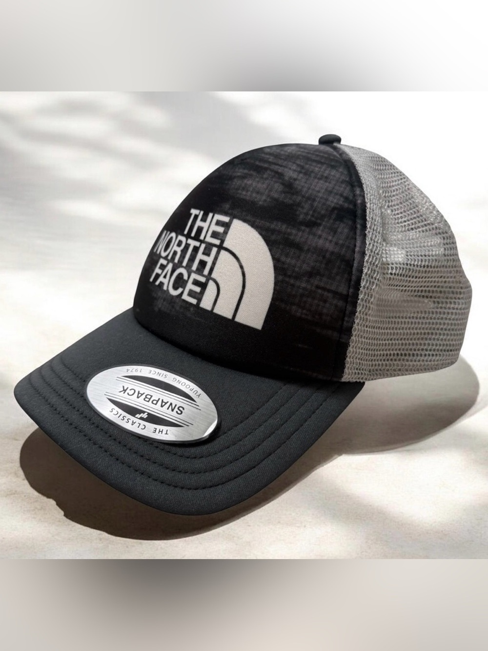 The North Face Snapback Trucker Hat Mesh Back Cap The Classics | Yupoong Collab